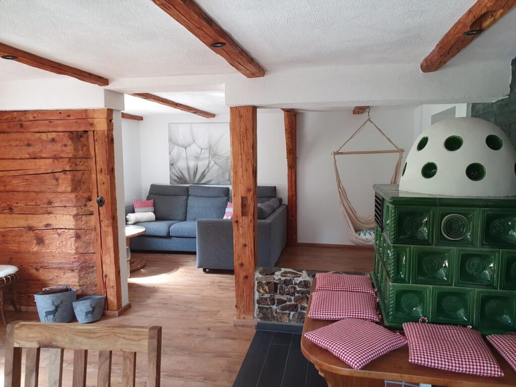 Bild vom Wohnbereich der Ferienwohnung Grand Family im Erdgeschoss