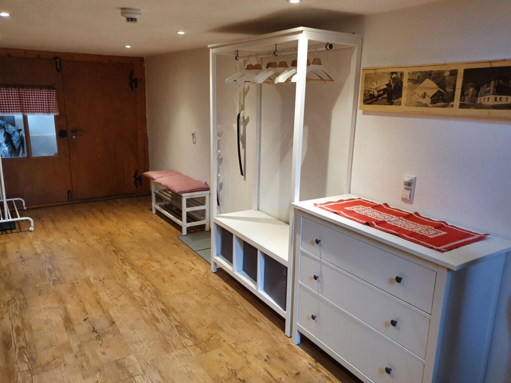Bild vom Eingangsbereich / Garderobe der Ferienwohnung Grand Family